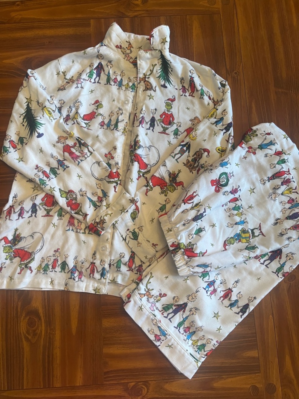 Pottery Barn Kids Grinch Pajama Set